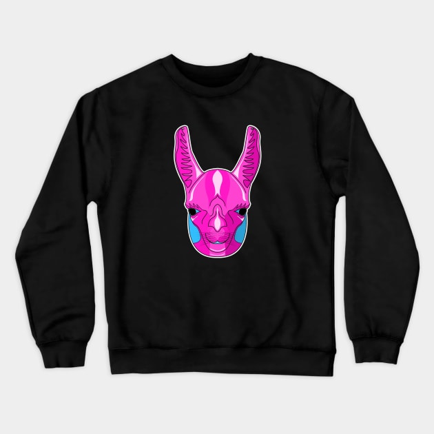 cute alpaca face Crewneck Sweatshirt by dwalikur